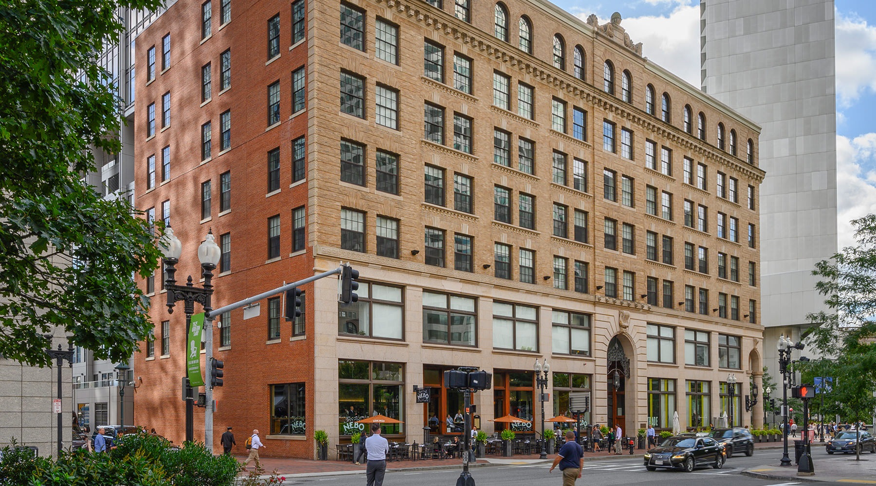 front exterior of Lofts at Atlantic Wharf